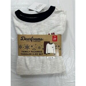 Dearfoams Cozy Comfort Toddler 2 PC Set 2 T